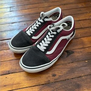 Vans Old Skool Skate Asphalt/Pomegranate Size 10